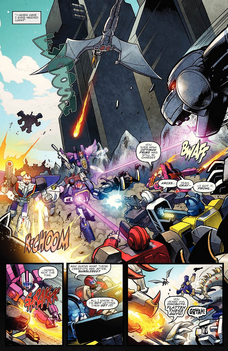 Transformers: Robots in Disguise #23: Dark Cybertron Part 3 Comic